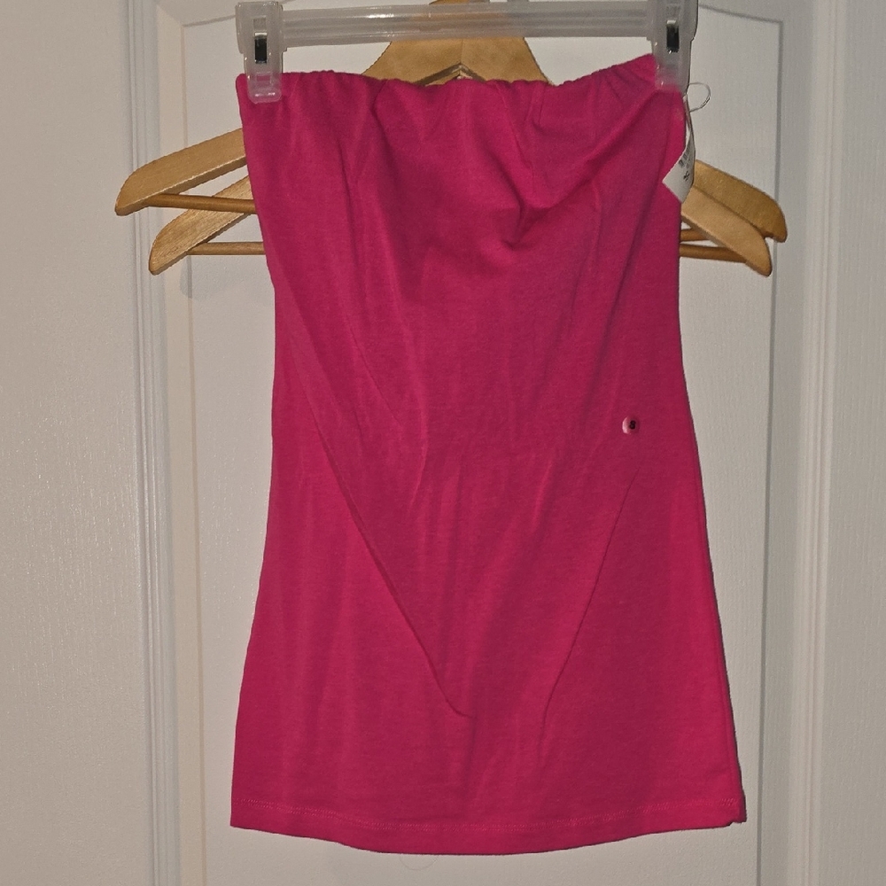 Dots Pink Tube Top